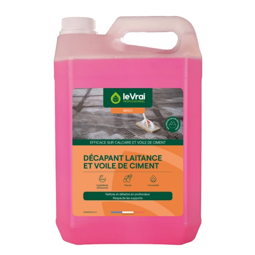 Décapant Laitance et Voile de Ciment 5L - LE VRAI