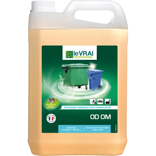 Détergent Désinfectant Homologué OD OM 5L - LE VRAI