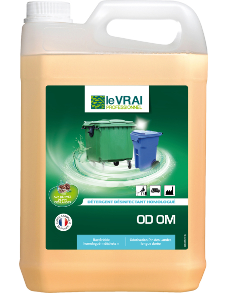 Détergent Désinfectant Homologué OD OM 5L - LE VRAI