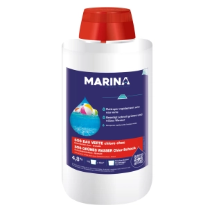 Chlore Choc SOS Eau Verte et Trouble Granulés 4.8kg TP2 - MARINA