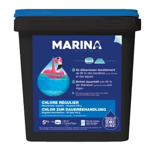 Chlore Régulier Galets 200g 5kg - MARINA