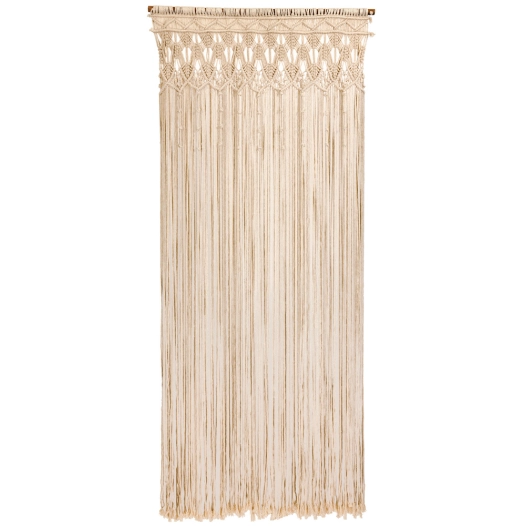 Rideau de Portière Bohème Ecru 90x200cm - MOREL