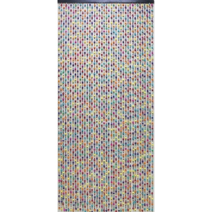 Rideau de Portière Perles Bubble Gum E534 90x200cm - MOREL