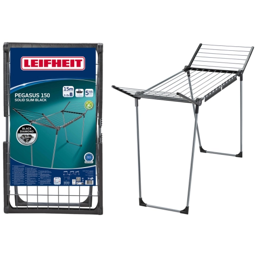 Séchoir Pegasus 150 Black Edition 15m - LEIFHEIT