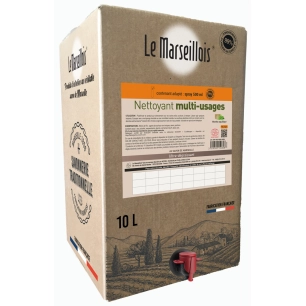 Nettoyant Multi-usages Ecocert Bib 10L - LE MARSEILLOIS