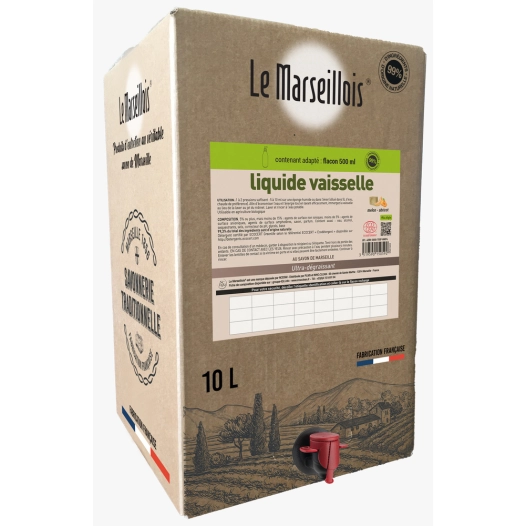 Liquide Vaisselle Main Ecocert Bib 10L - LE MARSEILLOIS