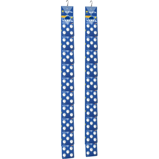 Ceinture de 2x20 Blisters de 4+1 Piles CR2032 Gratuite - VARTA