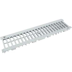 Grille de caniveau 130x500 gris - NICOLL