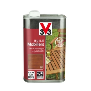 Huile Mobiliers 1 litre mat teck - V33