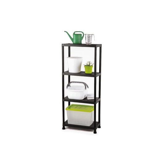 etagère de rangement - 60 x 30 x 138 cm - 4 étagères