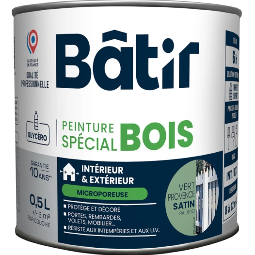 p/bois sat 0,5l vert p ral6021