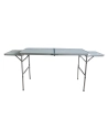Table pliante avec rallonges 120 x 60 x 40/70 cm - MIDLAND
