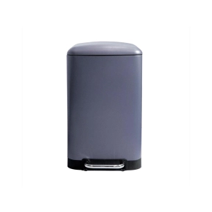 poubelle urbaine - 30 l - rectangulaire - gris anthracite