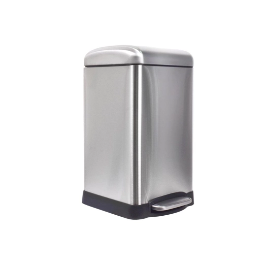 poubelle urbaine - 20 l - carré - brosse métallique