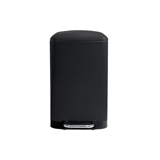 poubelle urbaine - 30 l - rectangulaire - noir mat