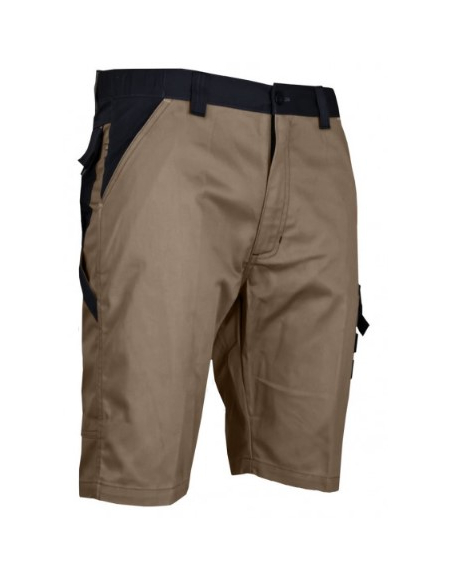 Bermuda Iridium Beige LMA Durabilité et confort pro - lebeurre - lma