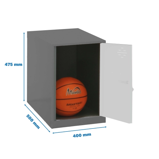 Casier-Armoire SIMONLOCKER DISM. MINI 475x400x500 mm AN/BLANC ANTRACITE/BLANC 475x400x500 - SIMONRACK