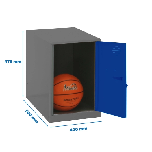 Casier-Armoire SIMONLOCKER DISM. MINI 475x400x500 mm ANT/BLU ANTRACITE/BLEU 475x400x500 - SIMONRACK