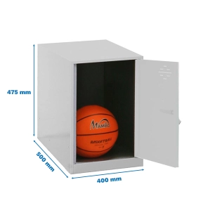 Casier-Armoire SIMONLOCKER DISM. MINI 475x400x500 mm GR/BLANC GRIS/BLANC 475x400x500 - SIMONRACK