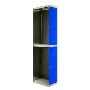 Casier-Armoire SIMONLOCKER PROF.DISM.TANDEM 1/2 300 ADDI GR/BL GRIS/BLEU 1800x300x500 - SIMONRACK
