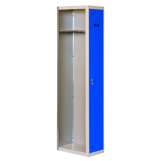 Casier-Armoire SIMONLOCKER PROF.DISM.SINGLE 1/1 300 ADDI GR/BL GRIS/BLEU 1800x300x500 - SIMONRACK