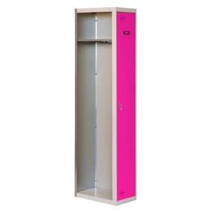 Casier-Armoire SIMONLOCKER PROF.DISM.SINGLE 1/1 300 ADDI GR/RS GRIS/ROSE 1800x300x500 - SIMONRACK