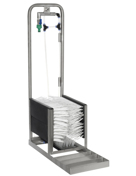 Brosse latérale basse de rechange pour lave botte inox 29320 - KERBL