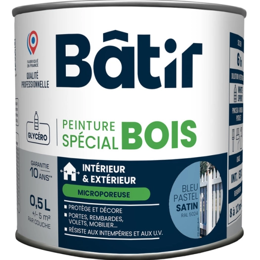 p/bois sat 0,5l bleu p ral5024