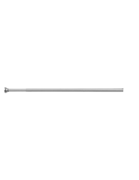 Barre Douche Alu Polie Aluminium poli, diamètre 20mm, robustesse - Arvix