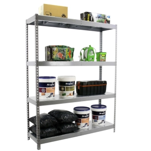 Etagère sans vis ECOFORTE 1806-5 METAL GRIS/GALVA GRIS/GALVA 2000x1800x600 - SIMONRACK