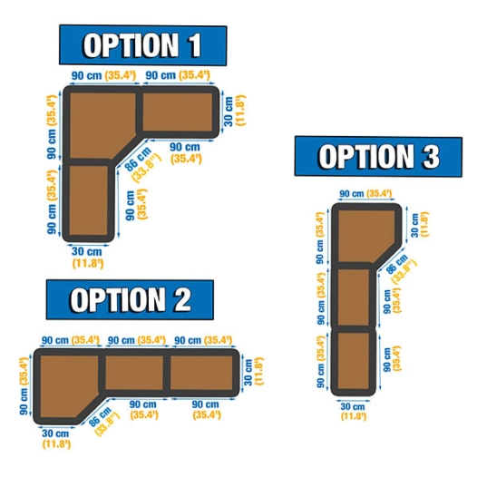 Etagère légère sans vis PACK MADERCLICK CORNER 5/400 +2 MADER 5/400 GA/BOIS GALVA/BOIS 1800x1800x400 - SIMONRACK