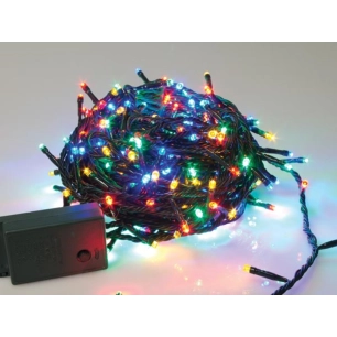 maxilight led - 20 m - 300 lampes multicolores - fil vert