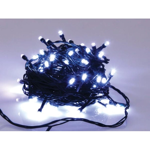 maxilight led - 8 m - 120 lampes blanches - fil vert