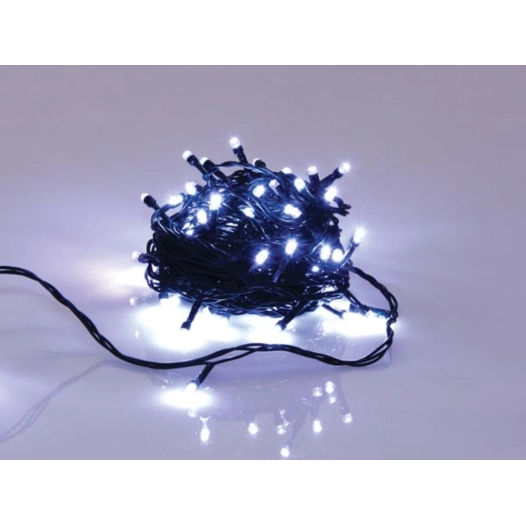 novalight led - 12 m - 80 lampes blanches - fil vert