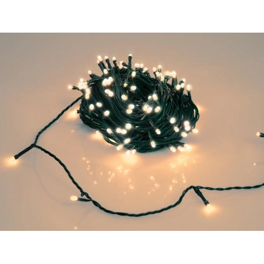 novalight led - 24 m - 160 lampes blanc arizona - fil vert