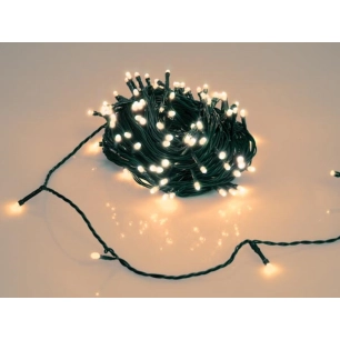 novalight led - 24 m - 160 lampes blanc arizona - fil vert