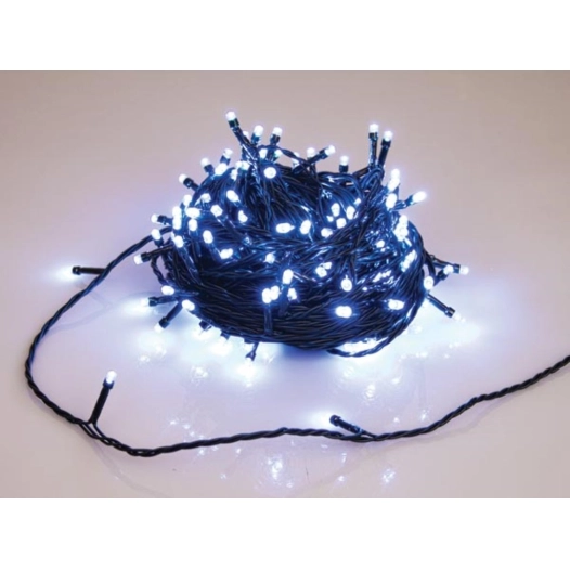 novalight led - 24 m - 160 lampes blanches - fil vert