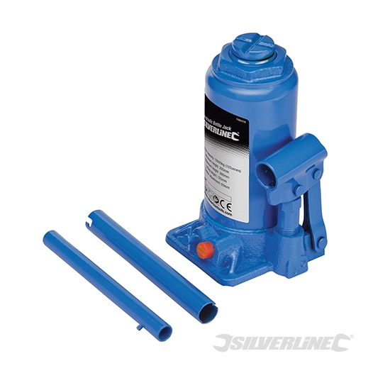 Silverline - Cric bouteille hydraulique - 10 tonnes