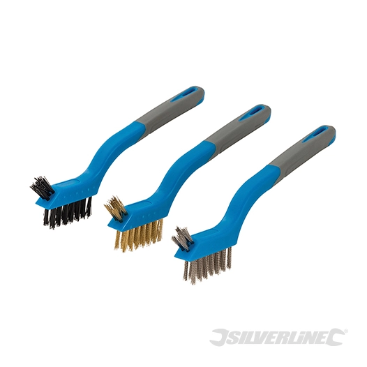 Silverline - Mini-brosses métalliques, 3 pcs - 175 mm
