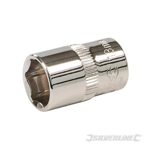 Silverline - Douille métrique 3/8'' 6 pointes - 13 mm