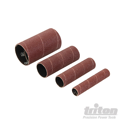 Triton - Manchons de ponçage corindon, 4 pcs - TSPSS80G4PK Manchons de ponçage grain 80, 4 pcs