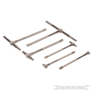 Silverline - Calibres télescopiques, 6 pcs - 8 - 150 mm