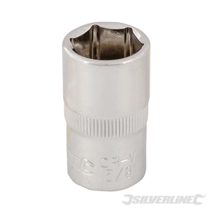 Silverline - Douille métrique 3/8'' 6 pointes - 16 mm