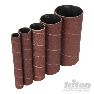 Triton - Manchons de ponçage en corindon, 5 pcs - Manchons de ponçage TSPSS80G5PK, grain 80, 5 pcs