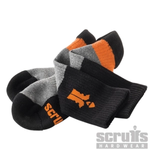 Scruffs - Chaussettes Trade, 3 paires - Pointure 44 - 48 (10 - 13)