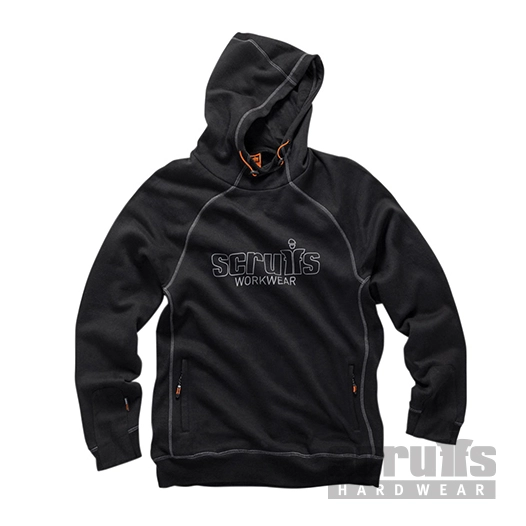 Scruffs - Sweatshirt à capuche noir Trade - Taille XL