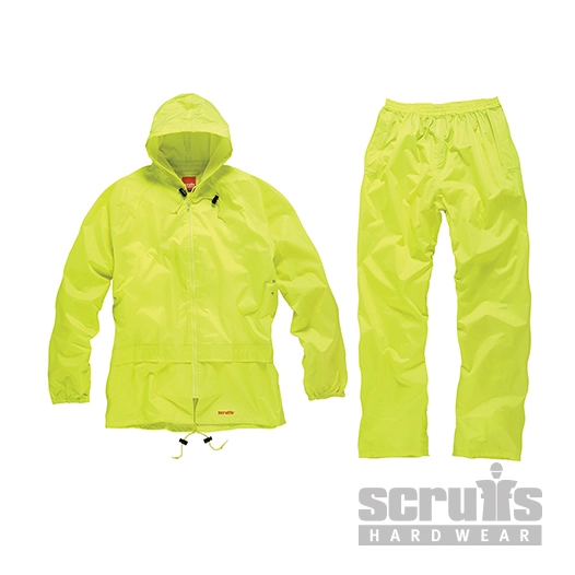 Scruffs - Tenue imperméable jaune, 2 pièces - Taille XL