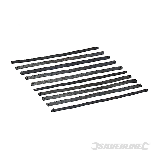 Silverline - Lames pour scie à métaux Junior, 10 pcs - 150 mm