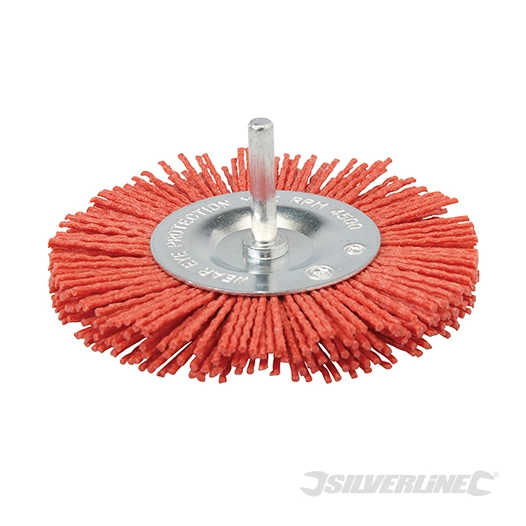 Silverline - Brosse à filaments - 100 mm, grain gros