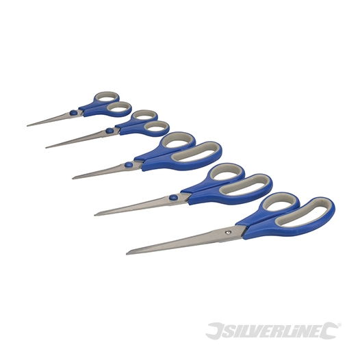 Silverline - Ciseaux, 5 pcs - 5 pcs